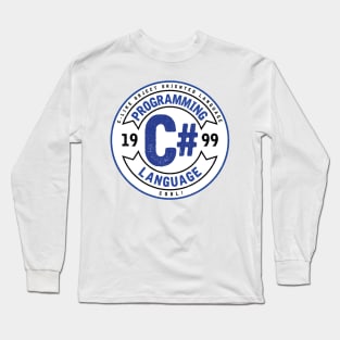 C# Programming Language is COOL! Long Sleeve T-Shirt